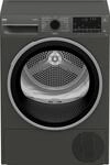 Beko BMG7TDT8820R W&auml;schetrockner, 8 kg, W&auml;rmepumpentrockner, Manhattan Gray 