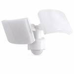 Maxkomfort LED Au&szlig;enwandleuchte mit Bewegungsmelder Fluter Wei&szlig; Schwenkbar |...