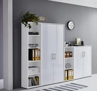 Aktenschrank TABOR 4 B&uuml;roschrank Ordnerschrank viel Stauraum 4-teilig | Ideal...