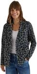 Cecil Damen Oversized Blazer mit Kn&ouml;pfen und Print