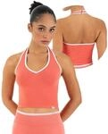 SMILODOX Sport Top Damen Theda Shaped Fit Halterneck Bustier, Seamless Fitness...