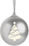Bigben Bluetooth-Lautsprecher im Weihnachtskugelformat (Silber)
