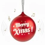 Bigben EPOK XMASBALLRED Weihnachtskugel, beleuchteter Bluetooth-Lautsprecher,