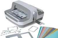 Sizzix Big Shot Plus Maschine A4 mit Starterkit, manueller Stanz- und Pr&auml;gemaschine