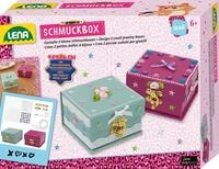LENA Schmuckbox - 2 Schmuckk&auml;stchen zum Gestalten, Bastelset ab 6 Jahren | Mit