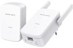 Mercusys Powerline WLAN MP510 KIT, 1000 Mbit/s HomePlug AV2, 300 Mbit/s WLAN, Gigabit