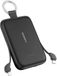 RORRY CharmGo 10000mAh Powerbank, Klein Power Bank PD 30W Schnellladen | Akku-Pack