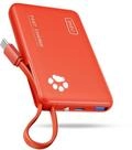 INIU Power Bank, Minigr&ouml;&szlig;e 20W 10000mAh PowerBank mit Integriertem USB-C Kabel,