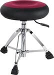 XDrum Drumhocker mit Donut-Sitz, hydraulisch h&ouml;henverstellbar Rot | Rotes...