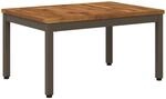 vidaXL Couchtisch Natur und Kaffee 49 x 68,5 x 36 cm Massivholz Akazie |...