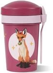 AWAVE Die Schule der Magischen Tiere M&uuml;slibecher To Go 540 ml rPET Becher mit