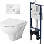 AM.PM Hit WC-Komplettset mit Vorwandelement, Dr&uuml;ckerplatte Chrom |...