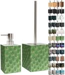 Sanilo Badezimmer Set, Seifenspender und WC B&uuml;rste mit Motiv, gro&szlig;e Auswahl,
