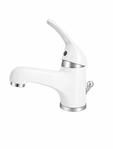 Waschtischarmatur Waschbecken Bad Armatur Wasserhahn weiss
