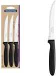 Tramontina IPANEMA Steakmesser Set 3-teilig &ndash; Edelstahlmesser mit farbigem Griff,