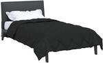 vidaXL Sommerdecke 220 x 140 cm Sommer 200 GSM Schwarz