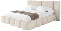 ALTDECOR Polsterbett ohne Matratze NILO 120x200 - Beige | Polsterbett mit...