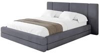 ALTDECOR Polsterbett ohne Matratze TEVO 160x200 - Dunkelgrau | Polsterbett mit