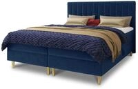 Sofnet Boxspringbett Gold mit 2 Bettk&auml;sten und Topper - Doppelbett,...