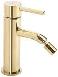 Rea Bidet-Wasserhahn Lungo Gold Einhebelmischer aus Messing f&uuml;r WC, WC, Badezimmer