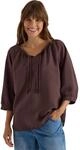 Cecil Damen 3413016 Carmen-Bluse mit Halbarm und B&auml;ndern (1er Pack)
