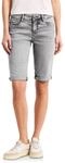 Street One Damen Slim Leg Bermuda mit Turn-Up-Detail