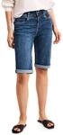 Street One Slim Leg Bermuda mit Turn-Up-Detail