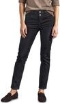 Street One Damen Mid Waist Slim Leg Jeans im Casual Fit 3818765