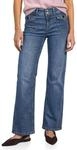 Street One Damen Mid Waist Straight Leg Jeans im Casual Fit 3819671