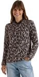 Damen Langarm Shirt mit Fake-Kapuze