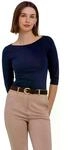 Falke Damen Favorites Pima Stretch 3/4 Pullover 3/4 Pullover | weich...