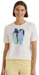 Damen T-Shirt mit Rundhals und Frontprint