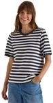 Damen T-Shirt mit Rundhals und Leo-Details