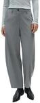 OPUS Barrel Leg Pants Damen | Mid Rise, ovaler Beinverlauf, flie&szlig;ender Fall
