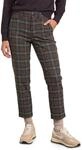 Street One Damen Mid Waist Chino mit Karomuster im Casual Fit 3819389