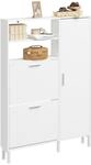 SoBuy Schuhschrank Schmal &ndash; 14 cm Tief, 10 Paar Schuhe, f&uuml;r den Flur 