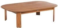 Beliani Outdoor Couchtisch Braun Akazienholz Rechteckig Garten Moditerranes |...