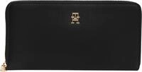 Tommy Hilfiger Damen Geldb&ouml;rse Icon mit Rei&szlig;verschluss, Schwarz (Black),