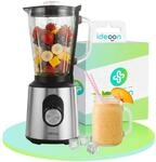 ideoon Edelstahl Power Standmixer mit 1,5 l Glasbeh&auml;lter, K&uuml;chenmixer, 1.000...