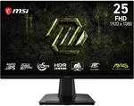 MSI MAG 256F E20 Gaming Monitor 24,5 Zoll FHD | Rapid IPS Panel, 1920 x 1080,...