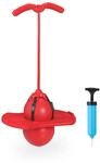 Relaxdays Pogo Ball f&uuml;r Kinder, bis 100 kg, H&uuml;pfspielzeug Outdoor, H&uuml;pfball mit