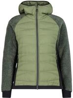 CMP Damen Hybrid Jacke mit fester Kapuze 36P1236