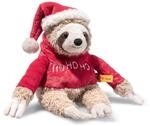 Steiff Kuscheltier Sanny Faultier Christmas, S&uuml;&szlig;es Stofftier mit...