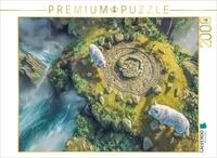 Puzzle &middot; Mystische Kraftorte | W&ouml;lfe an einer geheimnisvollen St&auml;tte &middot; 2000...