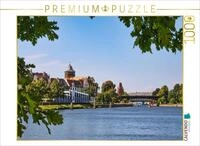 Puzzle &middot; Stadthafen und Klughafen an der Trave in L&uuml;beck | Ein Motiv aus dem
