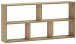 vidaXL Wandregal Artisan-Eiche 102 x 17 x 50 cm Holzwerkstoff | Dieses Regal...