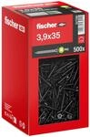 fischer Gipsfaserplattenschraube 3,9 x 35 Senkkopf Vollgewinde PH2 500 ST 