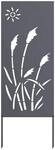 vidaXL Wanddeko f&uuml;r drau&szlig;en, Garten-Deko, Zaun-Deko, Au&szlig;enkunst, Terrasse