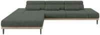 ALTDECOR Elektrisches Ecksofa L-Form Mona 316x205x85 - Gr&uuml;n | Corner Sofa Bett