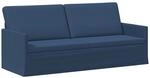 vidaXL 3-Sitzer Sofa Blau 190 x 81 x 82 cm Stoff